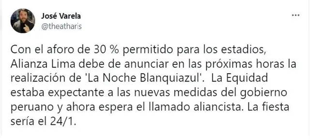 Información sobre la Noche Blanquiazul 2022   