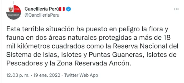 cancillería del perú