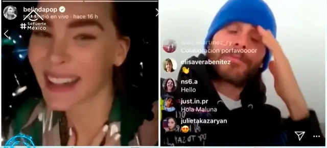 Belinda y Jared Leto