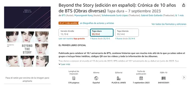 La preventa de 'Beyond the story' ya está disponible al público. Foto: Amazon.   
