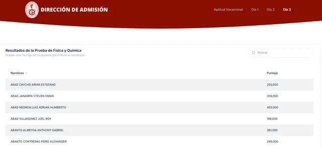  examen de admisión UNI