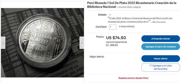 Moneda de un sol