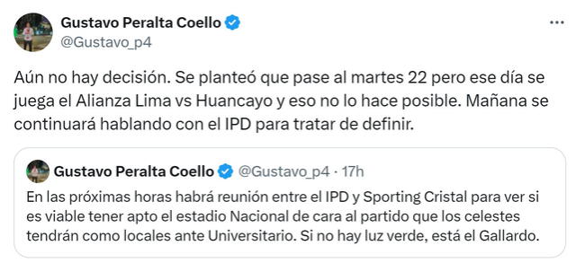 Sporting Cristal vs Universitario Sporting Cristal vs Universitario
