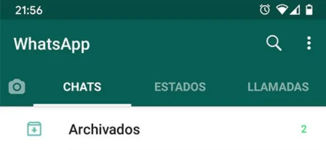 chats archivados whatsapp