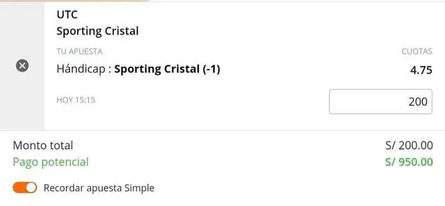 Sporting Cristal vs. utc Sporting Cristal vs. utc