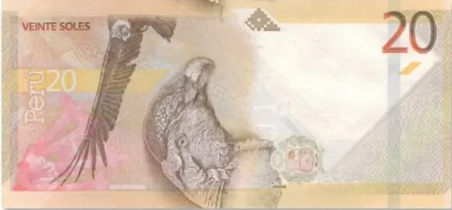 Nuevo billete de 20 soles