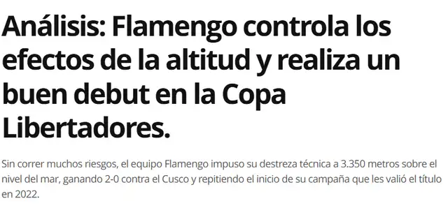 Así tituló el medio ge.globo