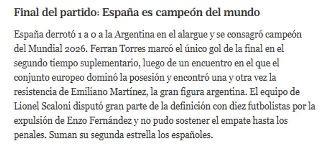 Escribió La Nación