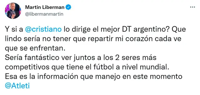 Martín Liberman y Cristiano Ronaldo