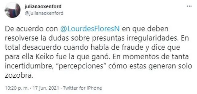 Juliana Oxenford Juliana Oxenford