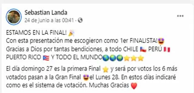 Foto: Sebastián Landa Facebook   