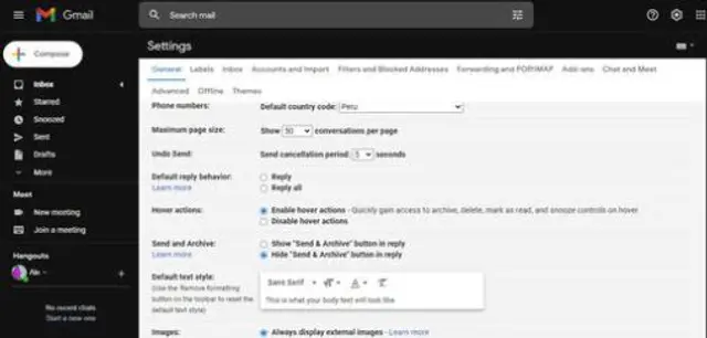 Desinstala Google Meet de Gmail