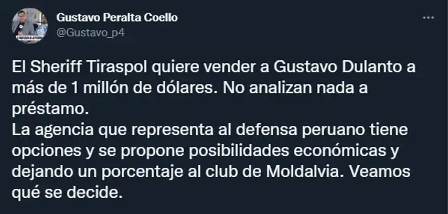 <strong>Fuente: Twitter de Gustavo Peralta Coello</strong> <strong>Fuente: Twitter de Gustavo Peralta Coello</strong>