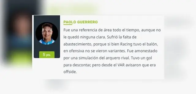 Prensa argentina sobre Paolo Guerrero.