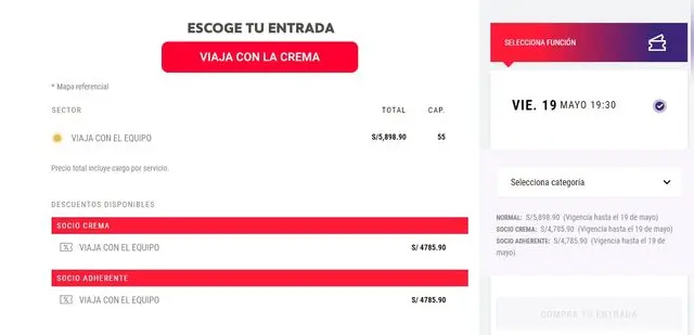  La entrada que deberán escoger los hinchas de Universitario.   
