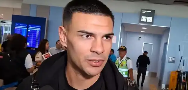 Agustín Álvarez Wallace llegó al Perú tras fichaje por Cristal.Foto. Jordy Flores Agustín Álvarez Wallace llegó al Perú tras fichaje por Cristal.Foto. Jordy Flores