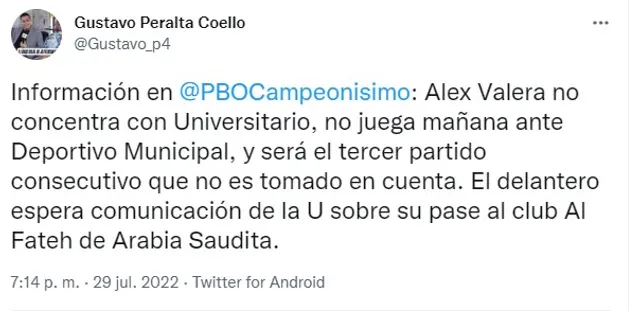 <strong>Tuit de Gustavo Peralta</strong>   