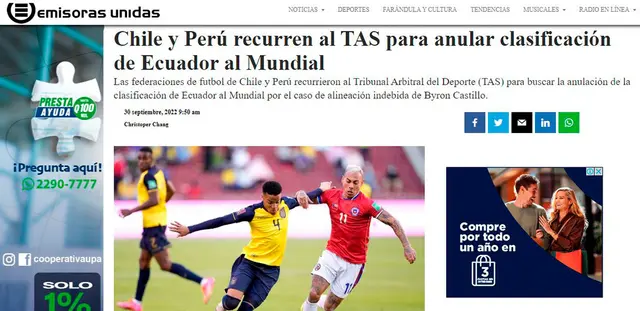 Perú al TAS Perú al TAS