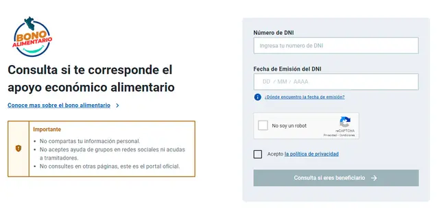bono alimentario bono alimentario