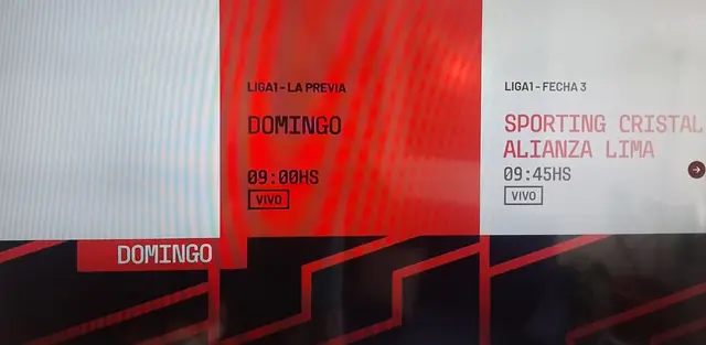 Alianza Lima vs Sporting Cristal