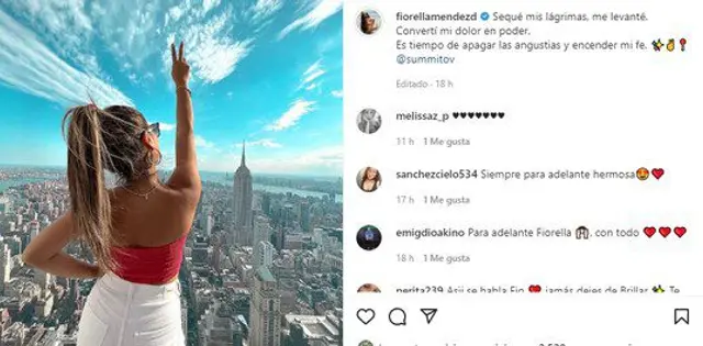 Fiorella Méndez reaparece redes sociales Óscar del Portal ampay