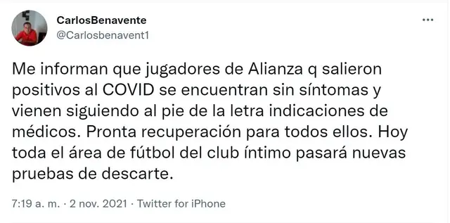Información del plantel de Alianza Lima.   