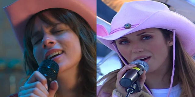  Sombreros rosa parecidos entre Jana y Mia Colucci 