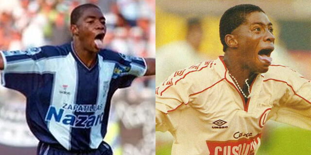 Roberto Farfán con Alianza Lima y Universitario de Deportes. Roberto Farfán con Alianza Lima y Universitario de Deportes.