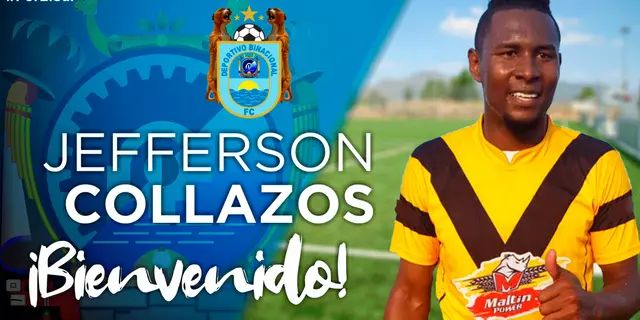 Jeferson Collazos anunciado en Deportivo Binacional para 2019. Jeferson Collazos anunciado en Deportivo Binacional para 2019.