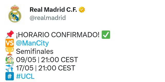 Real Madrid vs Manchester City