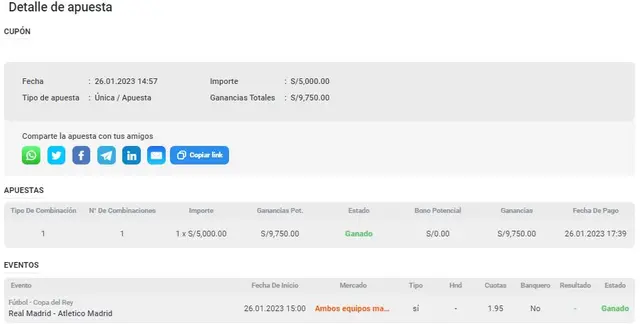 apuestas