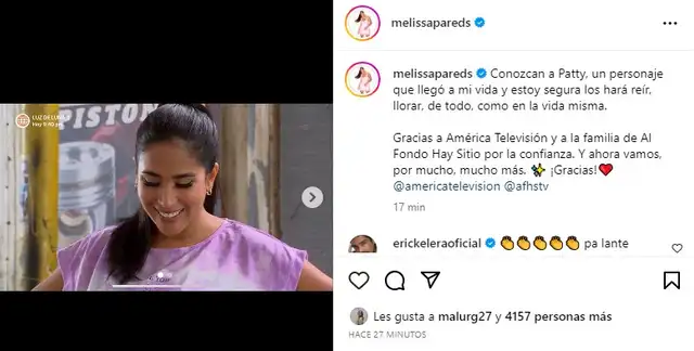 Melissa Paredes Al fondo hay sitio