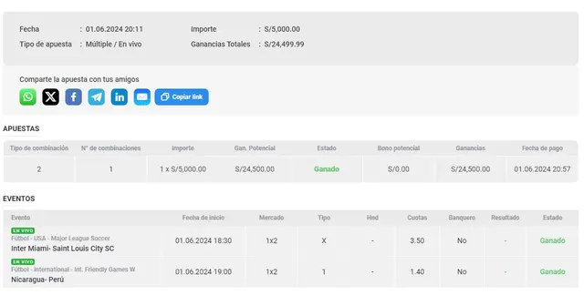 apuesta
