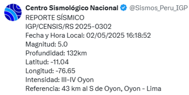 temblor