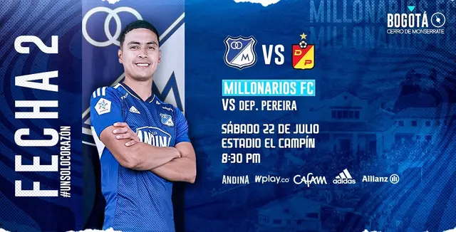 Millonarios vs Pereira
