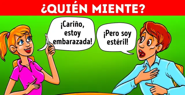 Descubre al mentiroso en 7 segundos | Foto: Acertijos en 7 segundos Descubre al mentiroso en 7 segundos | Foto: Acertijos en 7 segundos