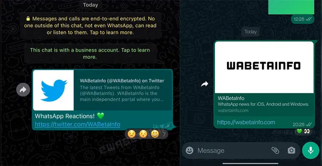 Captura: WaBetaInfo.   