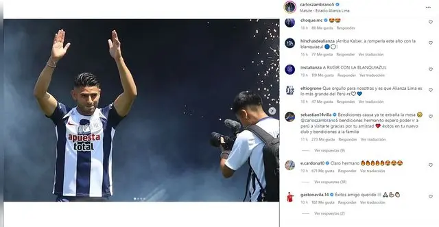 Sebastián Villa sobre Carlos Zambrano.