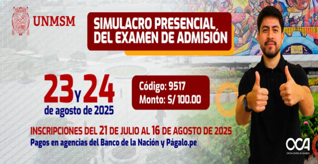 Simulacro San Marcos