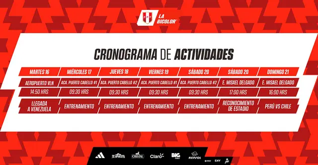 Selección peruana sub 23.