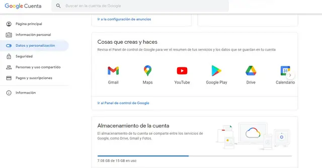 Pasos para crear copia de seguridad en gmail