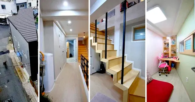 Interior del edificio en Busan 