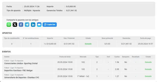 Apuesta Universitario