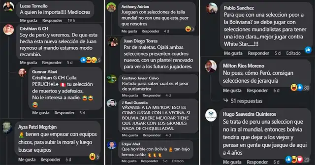 Hinchas bolivianos en contra del amistoso con Perú.