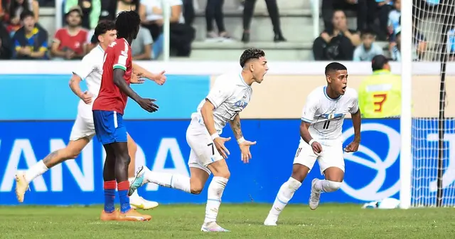 Uruguay le ganó a Gambia por la mínima.