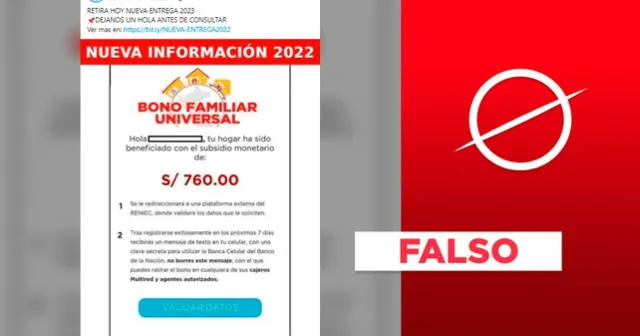 Bono familiar universal Bono familiar universal