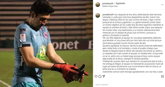 Jonathan Medina iría a Alianza Lima.