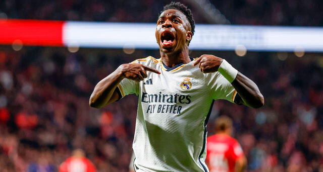 Carlo Ancelotti asegura que Vinicius es el actual mejor jugador del mundo.   