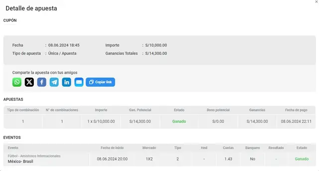 apuesta