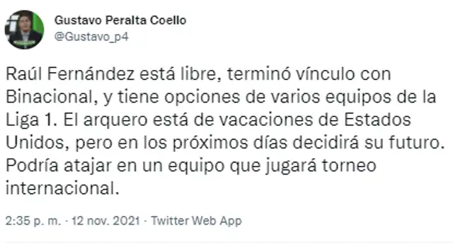 Raúl Fernández sobre su futuro. Raúl Fernández sobre su futuro.